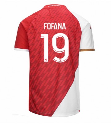 AS Monaco Youssouf Fofana #19 Hjemmebanetrøje 2023-24 Kort ærmer